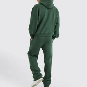 Chándal Deportivo para Hombre, Corte Regular, a la Moda, con Capucha, Informal, Transpirable, Ligero, 100% Algodón, para Entrenamiento - Product Image 3