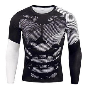 Rashguard BJJ de haute qualité, manches longues, imprimé par sublimation, service OEM, extensible - Product Image 1