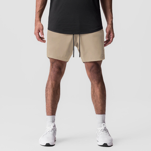 Pantalones cortos deportivos de gimnasio para hombre con logotipo personalizado de alta calidad para correr con bolsillo oculto en la espalda para hombres fabricados en Pakistán, proveedor de EE. UU. - Product Image 1