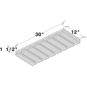 Soporte de vidrio blanco glaciar W30 X H4 X D12 para almacenamiento de cocina - Product Image 1