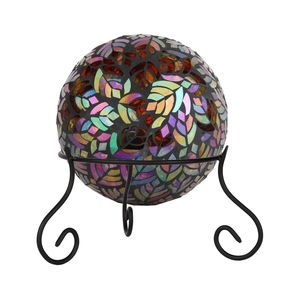 Présentoir de globe d'observation en métal intérieur/extérieur noir de haute qualité pour support de sphère de boules présentoir en fer forgé - Product Image 2