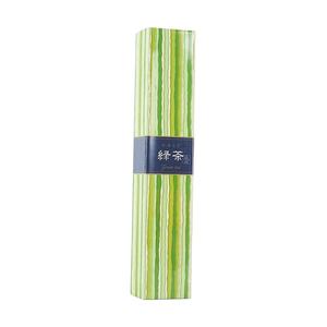 Ensemble d'encens Kayuragi 40 bâtonnets avec support, arôme thé vert, en bois et résine, pour usage domestique et spa, incluant le musc - Product Image 4