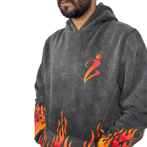 Impression personnalisée lavage à l'acide hommes sweats à capuche en gros poids lourd premium sweats à capuche bas prix thermique de base sweats à capuche - Product Image 6