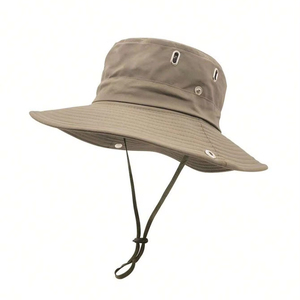 Casquette Bob Personnalisée avec Logo Brodé, Double Face, Grande Visière, Protection Solaire, en Jean, Chapeau de Pêcheur, Vente en Gros pour Adultes - Product Image 1