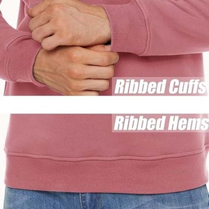 100% algodón orgánico francés Terry cuello redondo forrado sudadera - Product Image 3