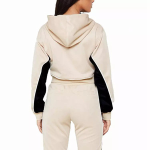 Nouvel ensemble de survêtements élégants et personnalisés pour femmes, style hiver, pour le sport, la gym et les entraînements décontractés, 100 % coton, vente chaude - Product Image 4