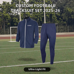 2025-2026 New Custom LOGO High Quality Wholesale Unisex Adults Lightweight Summer Football Training Tracksuits Sets OEM Service - Product Image 2