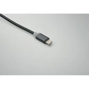 Câble de charge USB promotionnel personnalisé 4 en 1 BLEU pour gadgets - Product Image 4