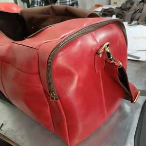 Custom Weekender Overnight <b>Bag</b> Waterproof <b>Leather</b> Luggage Travel <b>Bags</b> Suitcase Duffel <b>Bag</b> for <b>Men</b> - Product Image 5