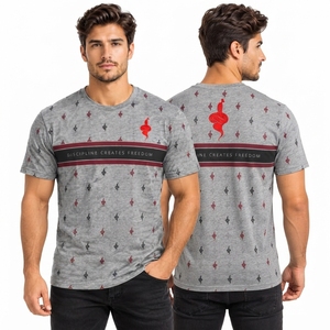 เสื้อยืดลำลองพรีเมียมสำหรับผู้ชาย แขนสั้น เนื้อผ้านุ่ม สวมใส่สบาย ดีไซน์ทันสมัย - Product Image 6