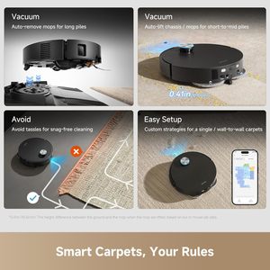 NUEVO ORIGINAL Dre-ame X-60 Max Ultra Aspiradora Robot Completa NEGRA - Product Image 3