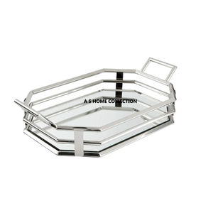 Nueva colección Bandeja de servicio con estilo italiano La mejor calidad con asas para la decoración del hogar Forma y tamaño personalizados al mejor precio - Product Image 1