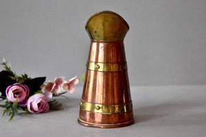 Pichet en cuivre artisanal vintage, écologique, 1000 ml, vaisselle saine pour la maison et les fêtes, design unique, pour boire de l'eau - Product Image 3
