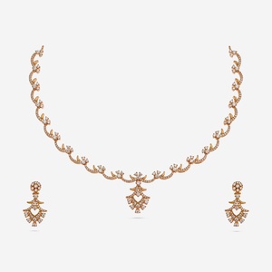Zircon Bridal Necklace Elegant <b>Wedding</b> <b>Accessory</b> - Product Image 1