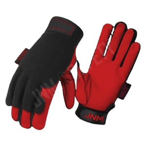 ถุงมือป้องกันหนังวัวลายเกรน ระบายอากาศได้ดี เคลือบสแปนเด็กซ์ สำหรับช่างประกอบ ขับรถ ถุงมือกันไฟ ถุงมือเพื่อความปลอดภัย - Product Image 6