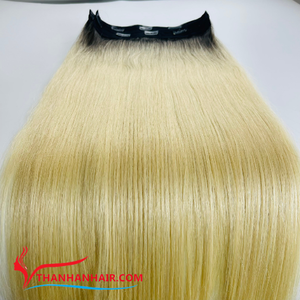 Extensions de cheveux à clipser en gros, 100% cheveux humains vierges vietnamiens – Lisses et ondulés naturels, ensembles de 3, 5 ou 7 pièces, directement de l'usine - Product Image 1
