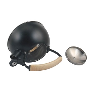 Bouilloire à sifflet en acier inoxydable de qualité alimentaire, noir mat, pour faire bouillir de l'eau - Product Image 6