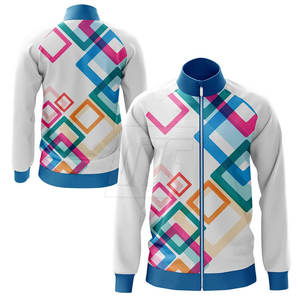 Chaqueta Deportiva Ligera con Cremallera Completa para Hombre, Chaqueta Deportiva Sublimada con Cremallera Completa para Correr, Gimnasio y Uso al Aire Libre - Product Image 4