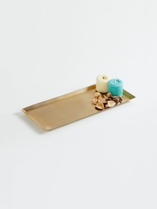 Bandeja rectangular de oro de gran oferta para uso en fiesta de boda de hotel restaurante al mejor precio de la India - Product Image 4