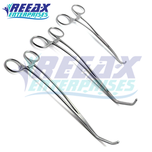 2024 REEAX ENTERPRISES Último fórceps quirúrgicos Material de acero de forma curva del proveedor superior para instrumentos quirúrgicos básicos - Product Image 3