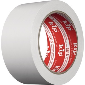 White <b>PVC</b> Protective Tape 3815 33m Length 50mm Width KIP <b>Roll</b> for Office Use - Product Image 1