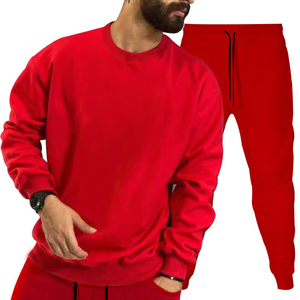 Tissu solide de haute qualité à la mode avec impression de logo personnalisé vêtements de sport pour hommes survêtement - Product Image 1