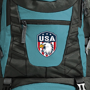 Wrestling Team 600D Polyester <b>Backpack</b> with Team Logo Printing kimono de jiu jitsu Fashionable Anti-Theft Zipper Low MOQ - Product Image 3