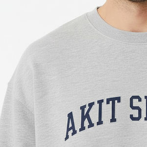 Sudadera de Cuello Redondo Extra Grande de Felpa 100% Algodón para Hombre, Informal de Invierno, de Primera Calidad, Secado Rápido, Transpirable, MOQ Bajo - Product Image 6