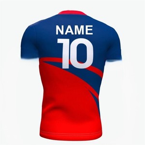 Camiseta de fútbol de calidad superior para hombre, ligera, transpirable, de secado rápido, totalmente personalizada, antiarrugas, último diseño, colores personalizados - Product Image 4