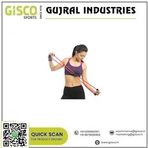 Tubo en forma hecho de látex de alta calidad con asas para ejercicios de 1 Brazo o 2 brazos disponibles a un precio asequible - Product Image 2