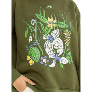 Oem Vente en gros Logo personnalisé French Terry Sweatshirt lourd décontracté impression 3D Pull à col rond Sweat à capuche pour femme - Product Image 5