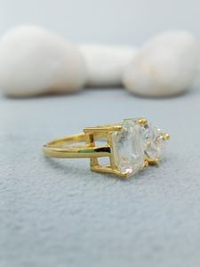 Anillo de Compromiso y Boda Clásico de Oro Rosa con Diamante Cultivado en Laboratorio de 1.5ct para Mujer, Oro de 14k/18k - Product Image 3