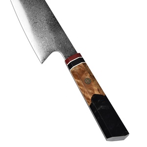 Venta al por mayor personalizado japonés Damasco acero Chef cuchillo de alta calidad profesional cuchillos de cocina OEM ODM servicio nueva llegada - Product Image 5