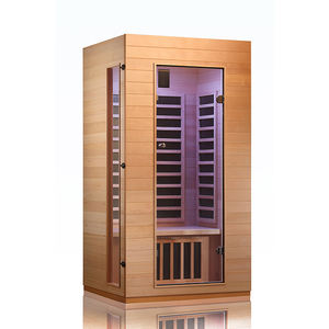 Sauna infrarouge moderne à faible EMF pour une personne, en bois de pruche, pour salon et chambre à coucher, écologique, vente chaude, entrepôt américain - Product Image 4