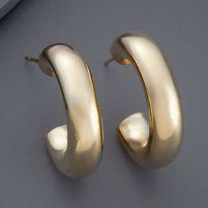 Pendientes de Aro y con Perlas y Diamantes Geométricos, Románticos y Religiosos, Ideales para Fiestas, Chapados en Cobre y Oro - Product Image 1