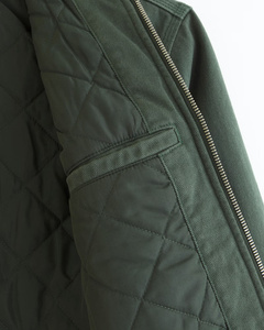 Meilleure vente veste d'hiver en toile robuste col montant cachemire vêtements de travail industriels durables conception de protection multi-poches - Product Image 3