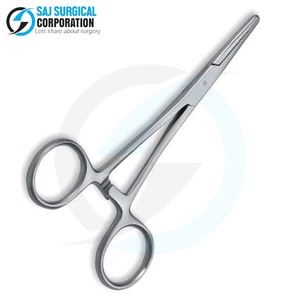Pinzas de arteria profesionales Spencer Wells, abrazadera quirúrgica de acero inoxidable con dentados transversales para hemostasia - Product Image 2