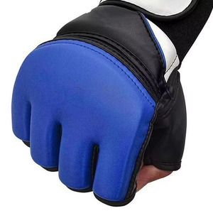 Venta al por mayor de guantes de MMA para hombres de alta calidad por encargo de cuero empuñaduras para Muay Thai Boxing MOQ bajo - Product Image 3