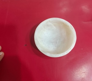 Bol de noix en résine ombrée blanche de style minimaliste nouveau design écologique couverts fabriqués à la main pour petit bol de nourriture pour cadeaux - Product Image 1