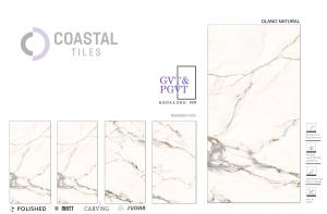 Carreaux de porcelaine polie OLANO NATURAL 9mm 600x1200MM / 24X48 Design classique moderne, carreaux de brique réfractaire de qualité supérieure certifiés CE - Product Image 2