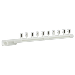 Per morsettiera SCHNEIDER ELECTRIC Linergy TR Clip-In Marker AB1R1 Tipo 1, striscia di caratteri numerici da 10 morsetti - Product Image 1