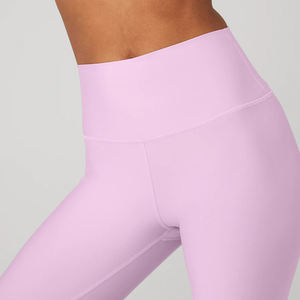 Latest Fitness Wear Women Light Pink <b>Racerback</b> Sports <b>Bra</b> and High Waist Leggings for Sale in Reasonable Rates - Product Image 3