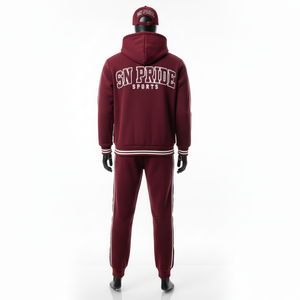 Conjunto Deportivo Informal Unisex de Moda, Color Liso, para Gimnasio, Correr, Ropa Deportiva, 100% Algodón, Transpirable - Product Image 4