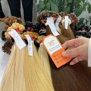Extensiones de cabello humano liso con punta plana, cabello con queratina, doble estiramiento, 100% cutículas, envío por DHL, FEDEX, UPS - Product Image 4