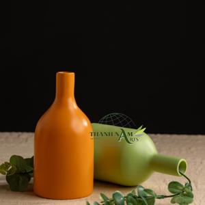 Vase décoratif en bambou au design moderne 2024 fabriqué à la main au Vietnam pour la maison et la décoration. - Product Image 1