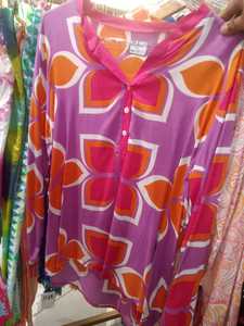 Túnica con estampado abstracto Multicolor con base rosa y patrón de leopardo, manga larga, borla, corbata, cuello, estilo Vintage, blusa bohemia de verano - Product Image 4