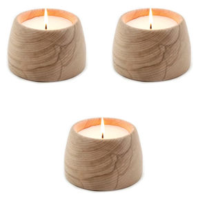Tazón de vela perfumada de madera de diseño creativo para decoración del hogar para vacaciones Diwali Ramadan Bars con precio razonable - Product Image 4