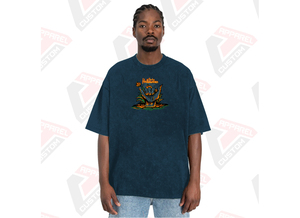 Elegante mujer ácido lavado Denim apliques ecológico suave moda cómoda verano camiseta - Product Image 5