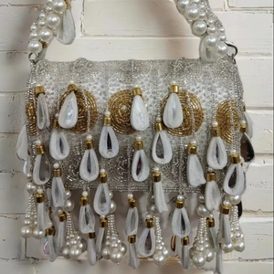 กระเป๋าคลัทช์กระจกทำงานลูกกวาดแฟชั่นสำหรับเจ้าสาวกระเป๋างานปาร์ตี้ทำมือกันน้ำสำหรับผู้หญิงคุณภาพส่งออก - Product Image 1