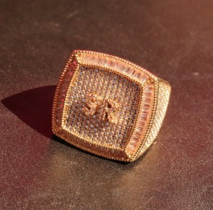 premium Quality Big CZ Bling <b>Ring</b> Luxury Hip Hop Jewelry for <b>Men</b> and Rappers Available at Wholesale price - Product Image 1